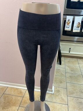 High-Waist Charcoal Gray Leggings